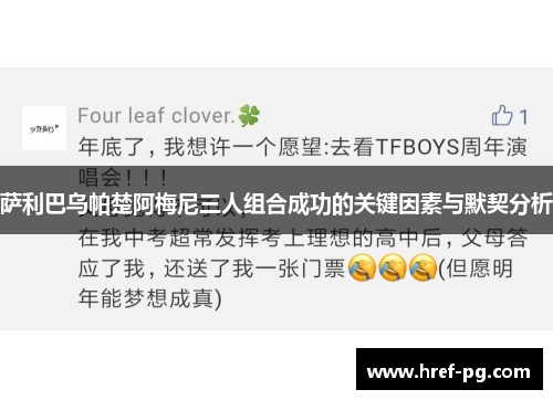 萨利巴乌帕楚阿梅尼三人组合成功的关键因素与默契分析