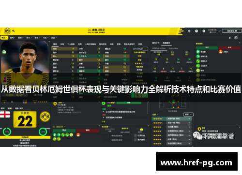 从数据看贝林厄姆世俱杯表现与关键影响力全解析技术特点和比赛价值