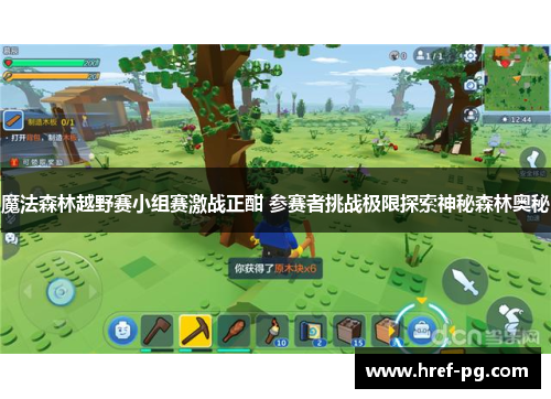 魔法森林越野赛小组赛激战正酣 参赛者挑战极限探索神秘森林奥秘